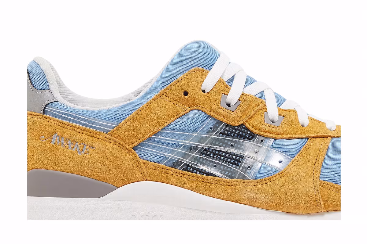 Awake NY x ASICS Gel Lyte 3 Della Robbia Blue, view 3