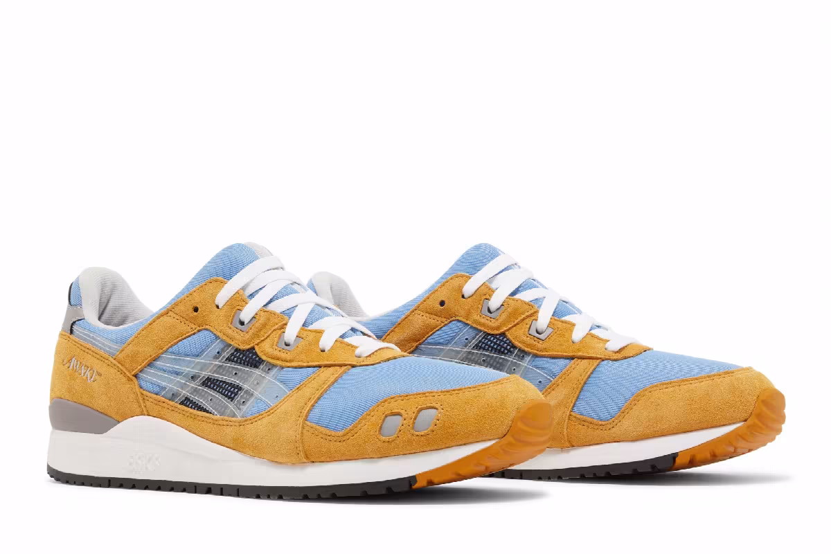 Awake NY x ASICS Gel Lyte 3 Della Robbia Blue, view 9