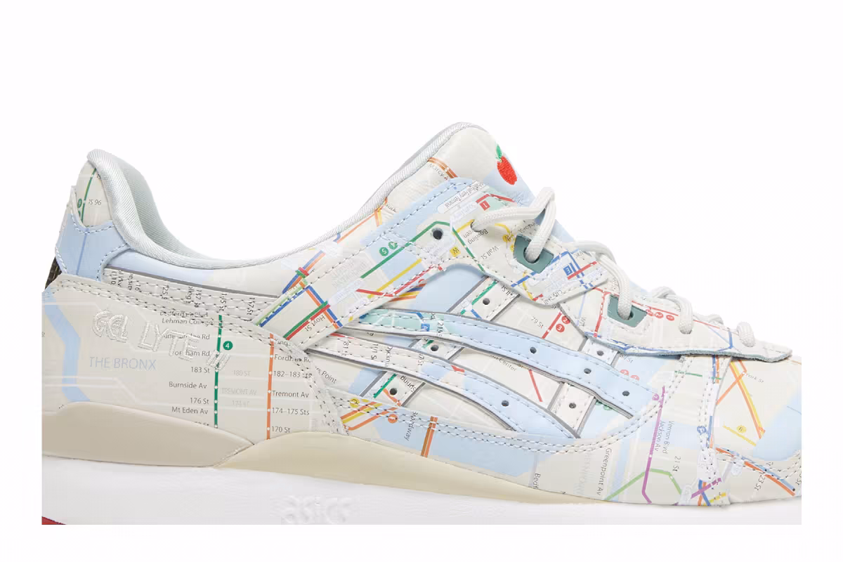 atmos x ASICS Gel Lyte 3 OG NYC Subway, view 3