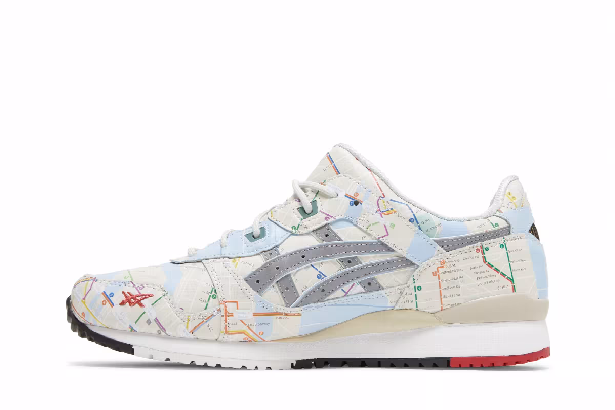 atmos x ASICS Gel Lyte 3 OG NYC Subway, view 4