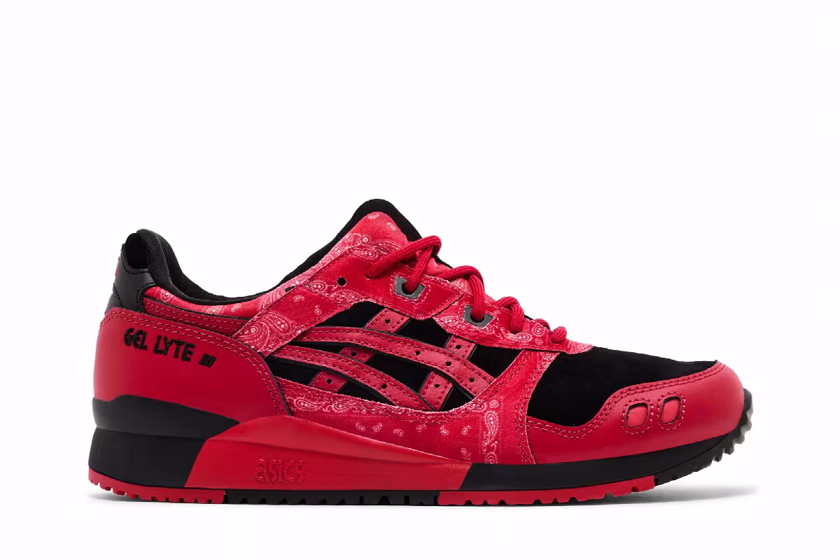 atmos x RED SPIDER x ASICS Gel Lyte 3 Bandana Print, view 2