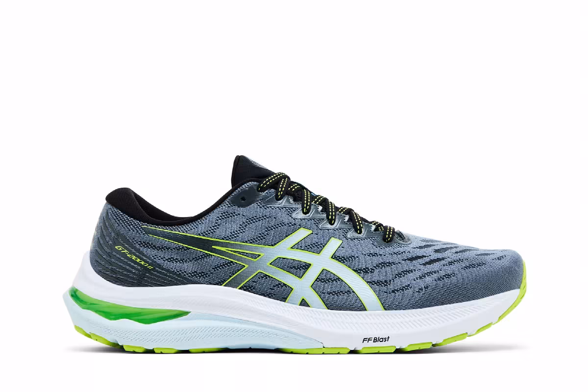 Asics GT 2000 11 Metropolis Lime Zest, view 2