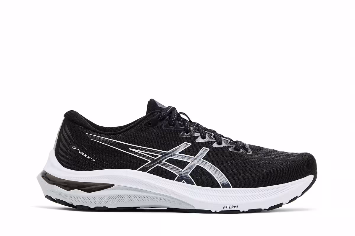 Asics Women's GT 2000 11 Black White, view 2