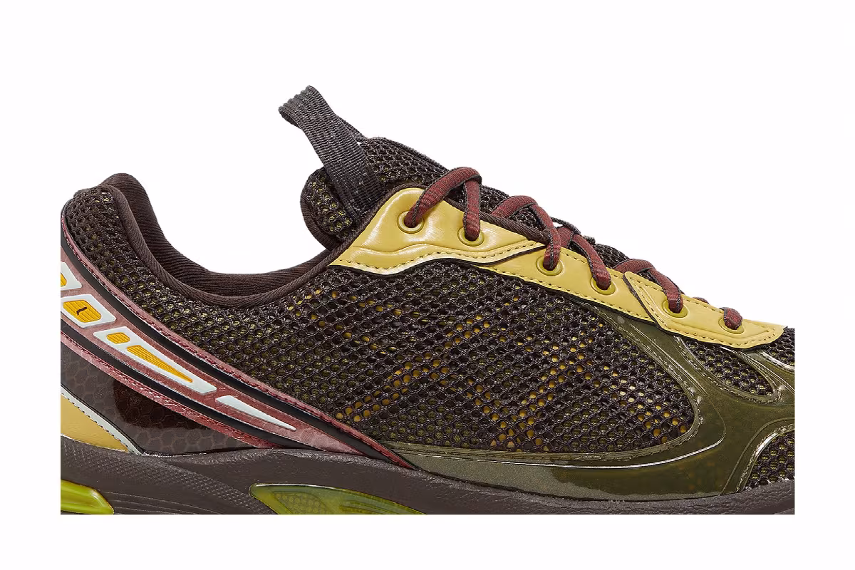 Kiko Kostadinov x ASICS UB4-S Gel 1130 Demitasse Fir Green, view 3