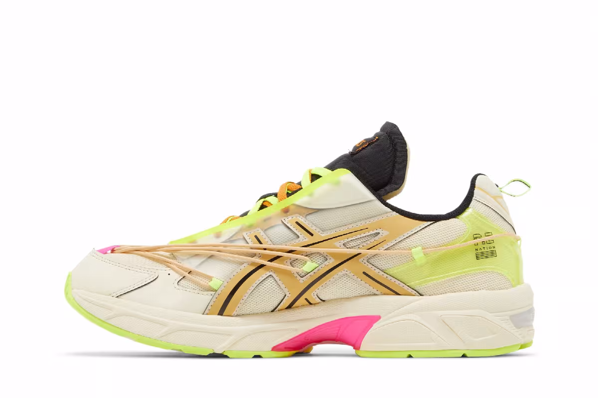 P.E Nation x ASICS Gel 1130 Cream Paper Bag, view 4