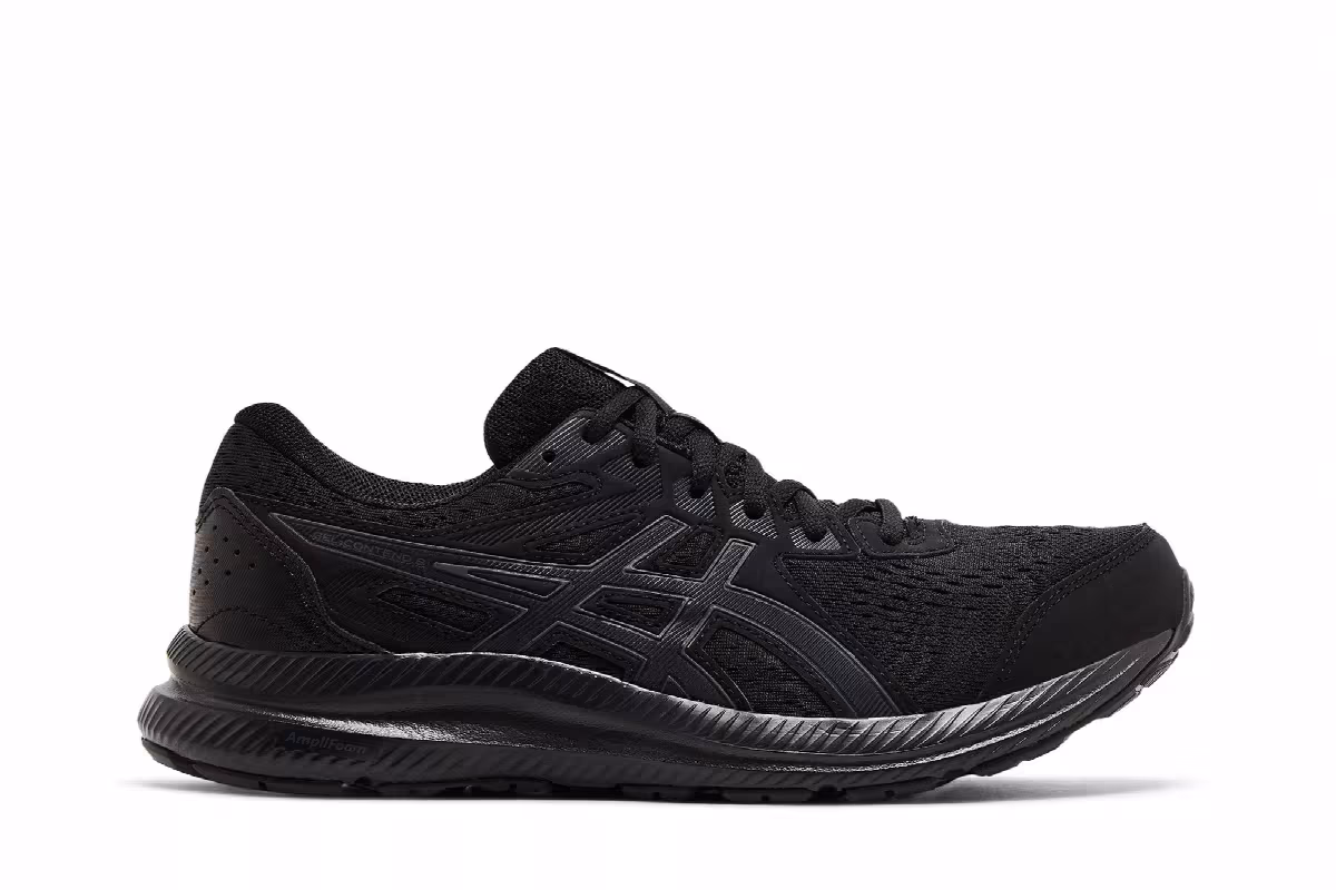 Asics Women's Gel Contend 8 Black Carrier Grey, view 2