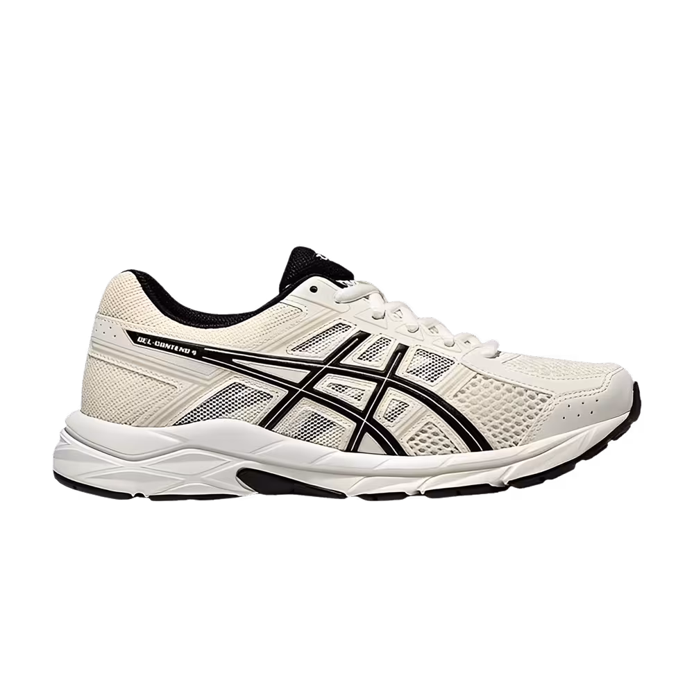 ASICS Women's Gel Contend 4 Cream White Black