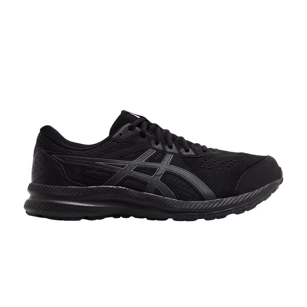 Asics Gel Contend 8 4E Wide Black Carrier Grey
