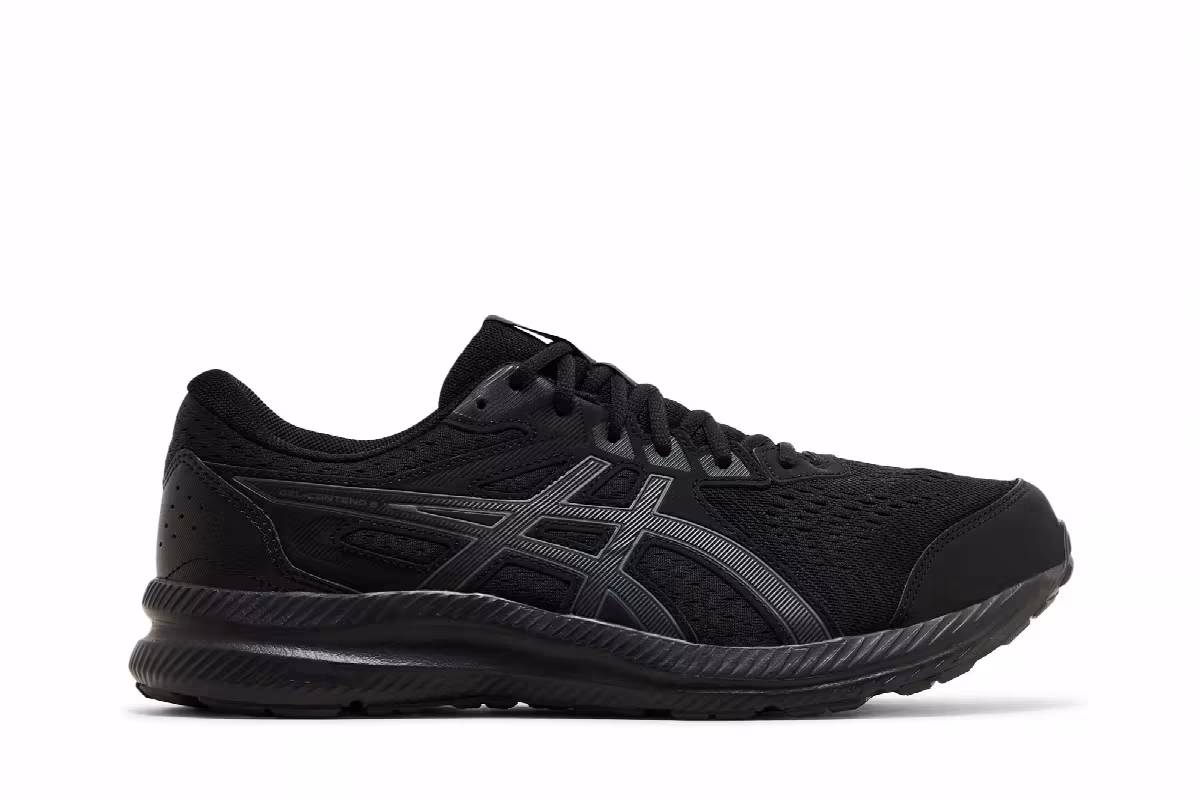 Asics Gel Contend 8 4E Wide Black Carrier Grey, view 2