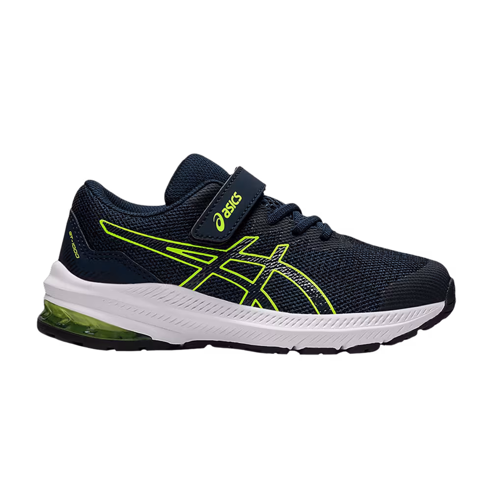 Asics GT 1000 11 PS French Blue Hazard Green