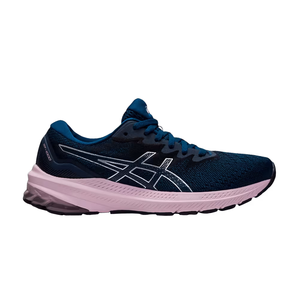 Asics Women's GT 1000 11 Wide Mako Blue Barely Rose