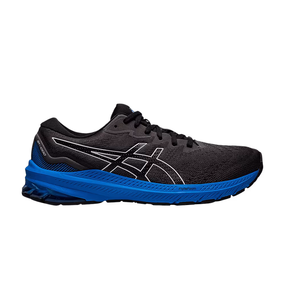 Asics GT 1000 11 Black Electric Blue