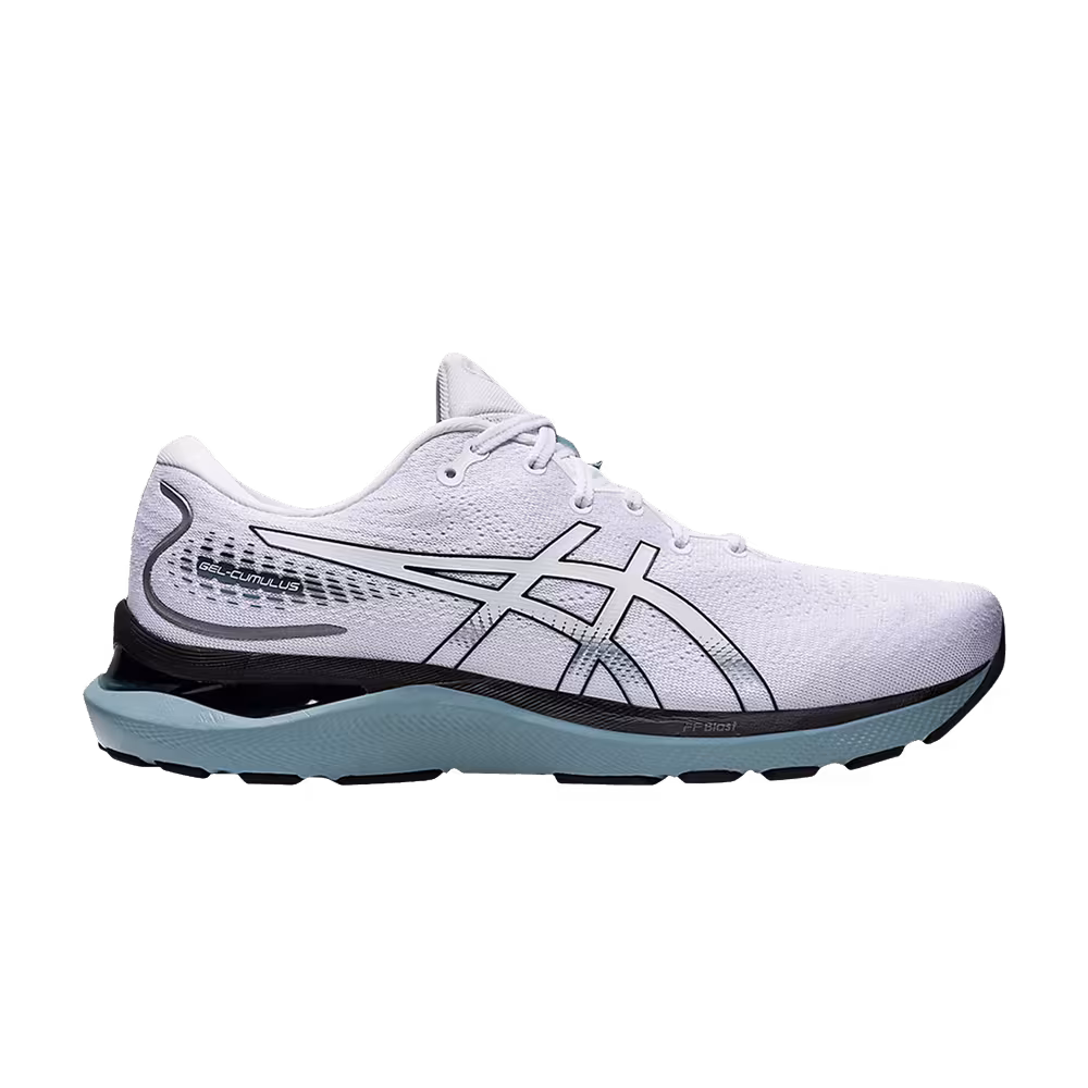 Asics Gel Cumulus 24 White Black