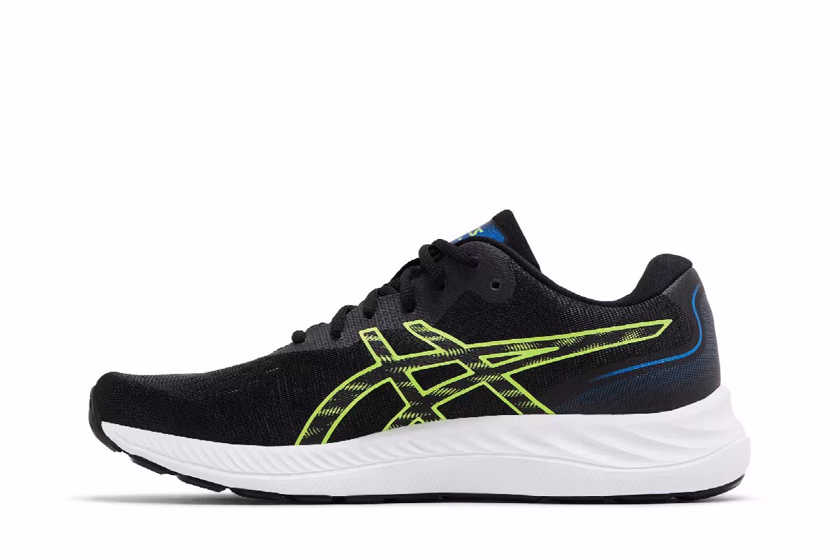 Asics Gel Excite 9 Black Hazard Green, view 4