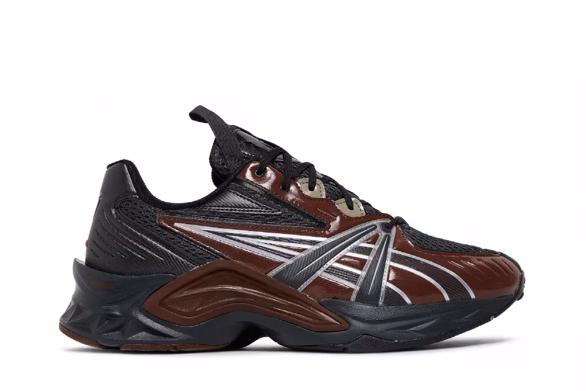 Kiko Kostadinov x ASICS HN2-S Protoblast Chocolate Brown, view 2