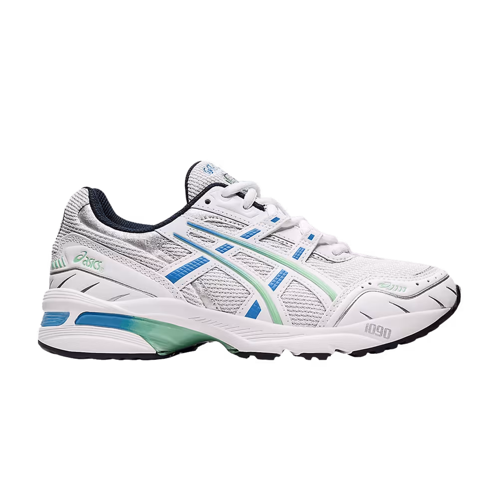 ASICS Women's Gel 1090 White Blue Coast