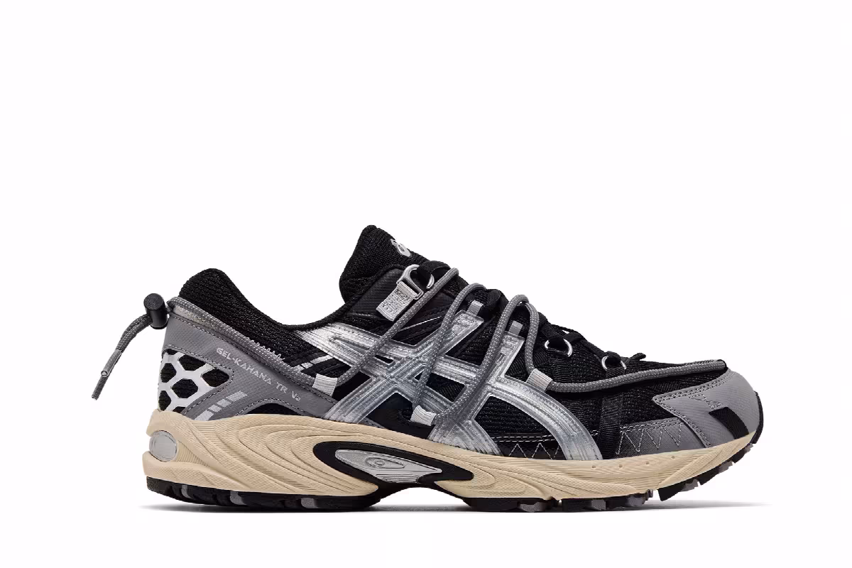 ASICS Gel Kahana TR V2 Black Silver, view 2