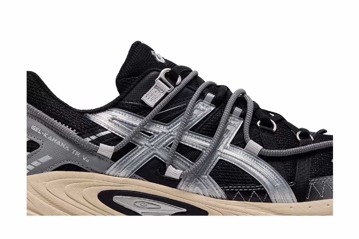 ASICS Gel Kahana TR V2 Black Silver, view 3