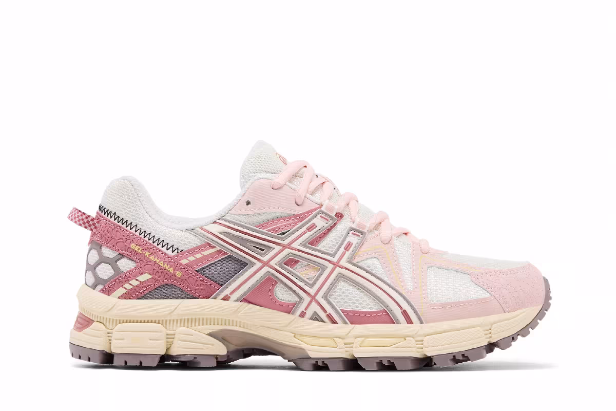 ASICS Women's Gel Kahana 8 White Pink, view 2