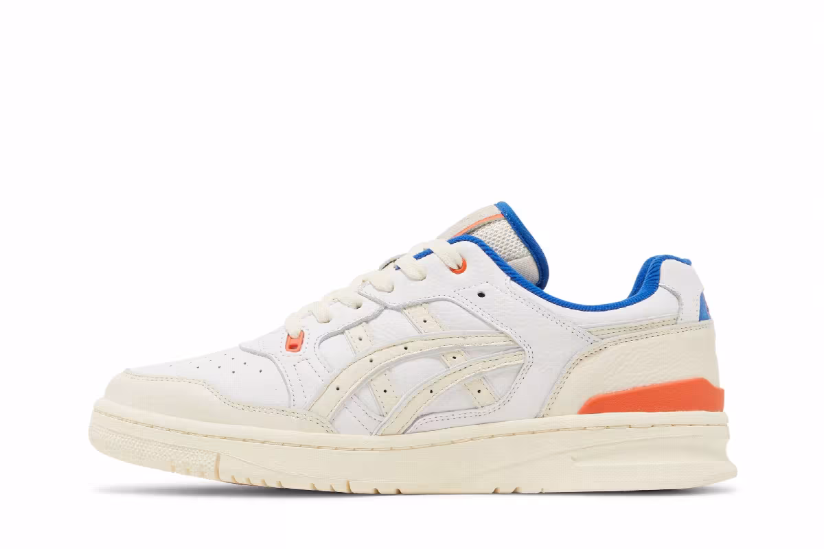 Kith x ASICS EX89 White Blue Orange, view 4