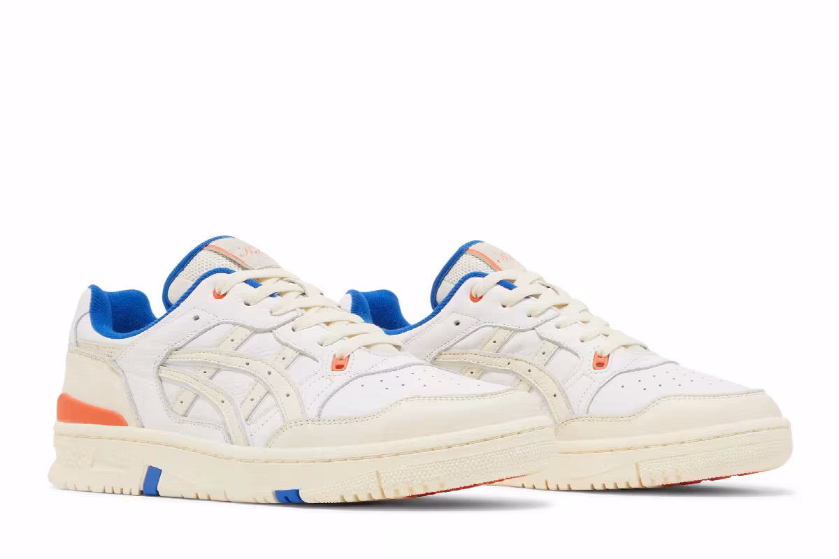 Kith x ASICS EX89 White Blue Orange, view 9