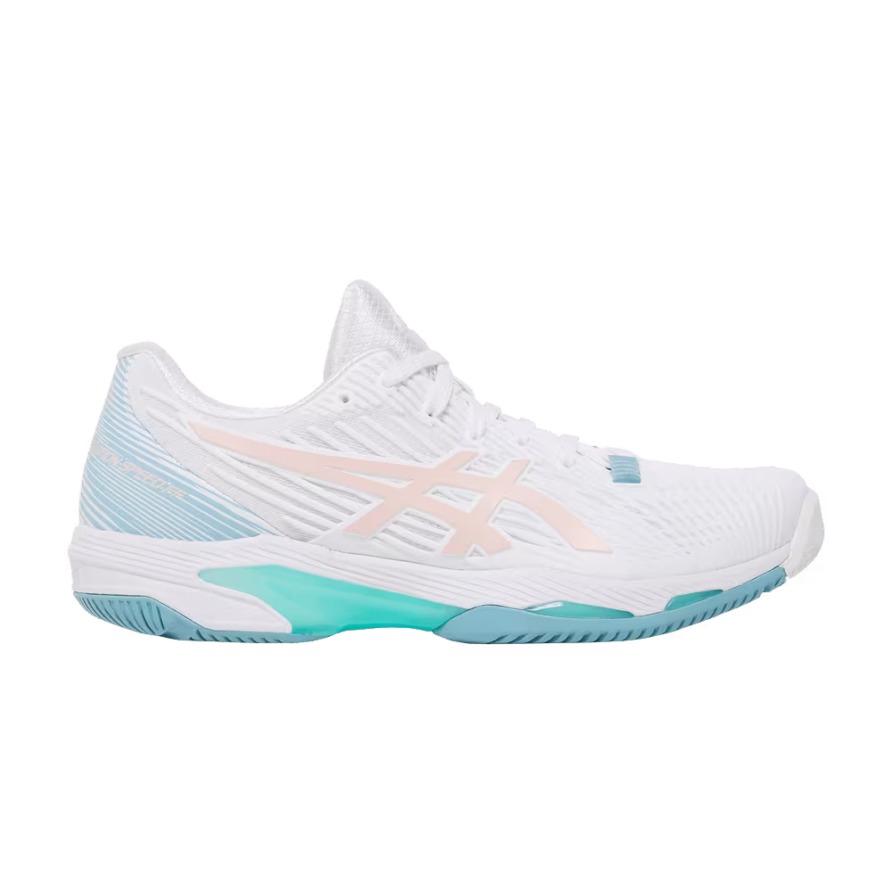 Asics Women's Solution Speed FF 2 White Frosted Rose