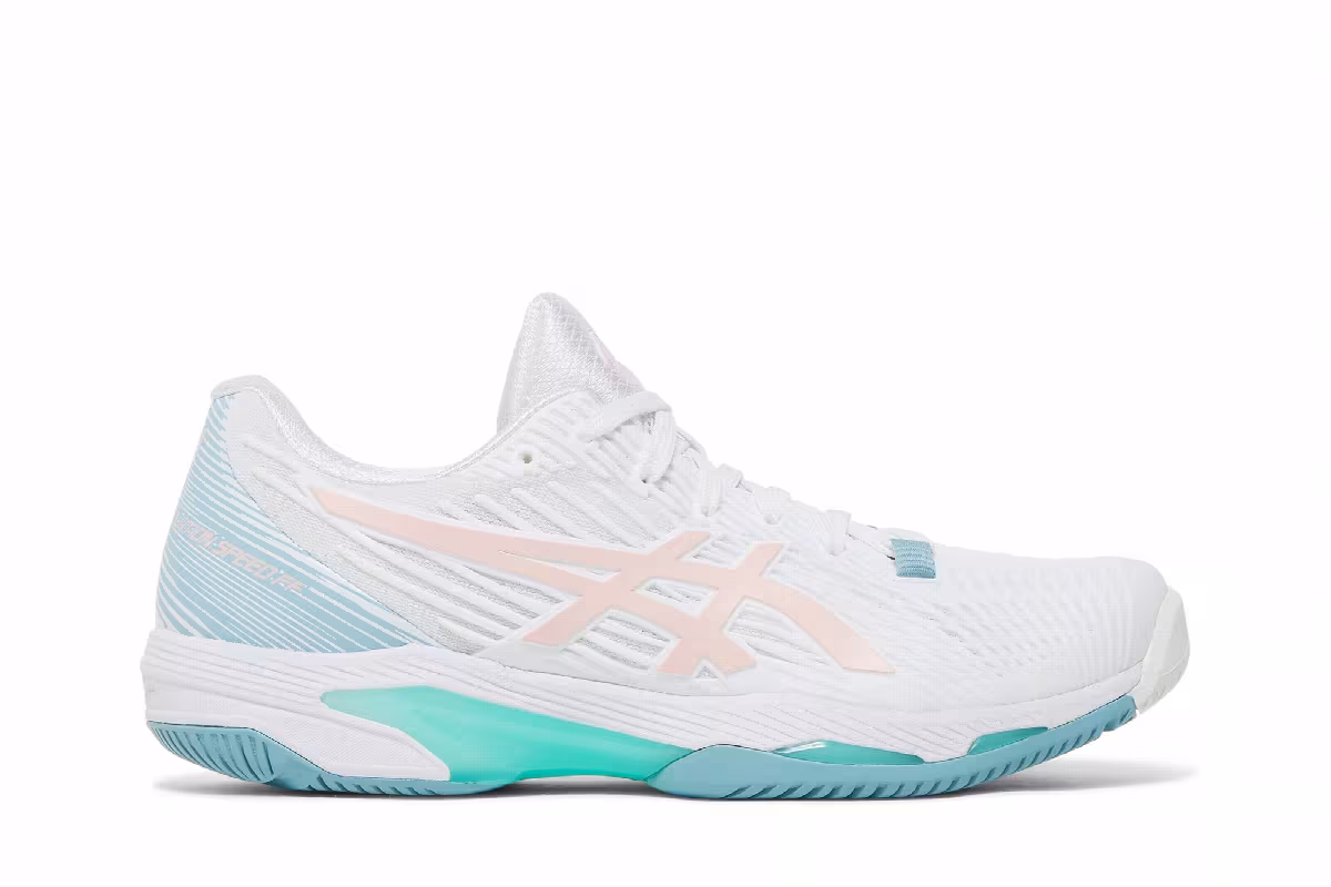 Asics Women's Solution Speed FF 2 White Frosted Rose, view 2