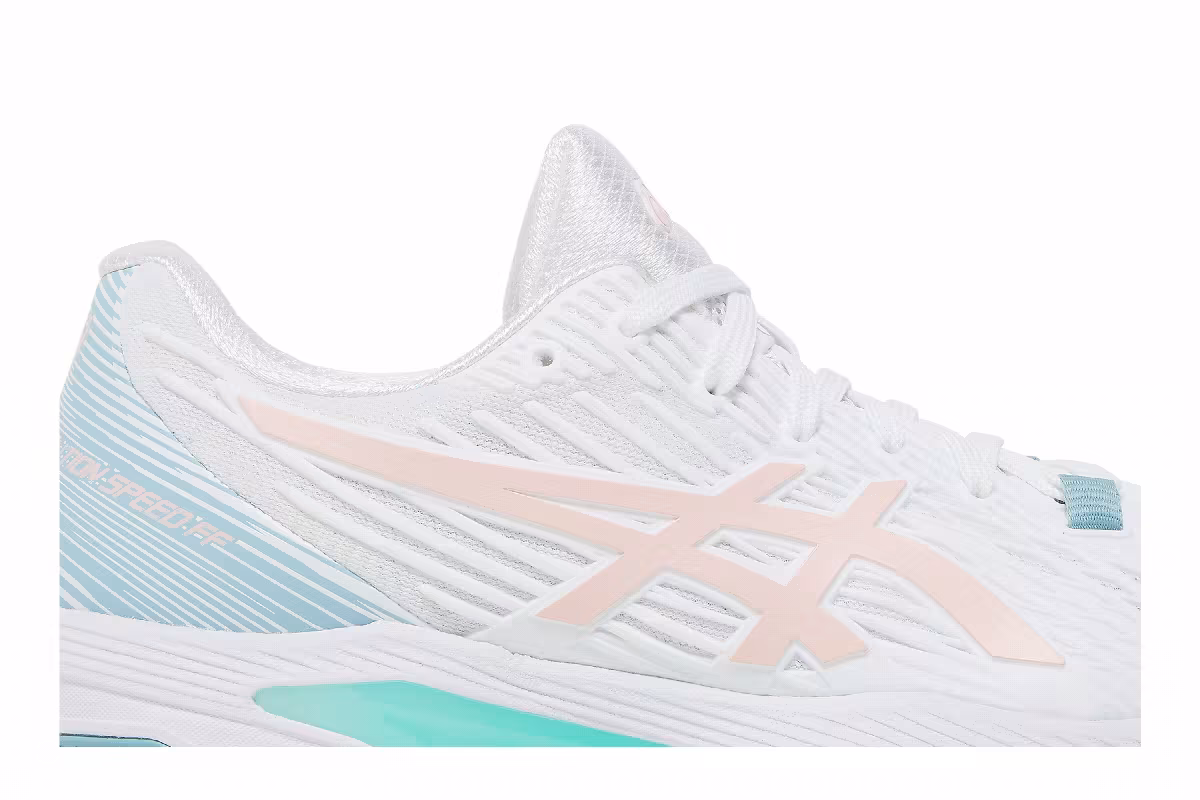Asics Women's Solution Speed FF 2 White Frosted Rose, view 3
