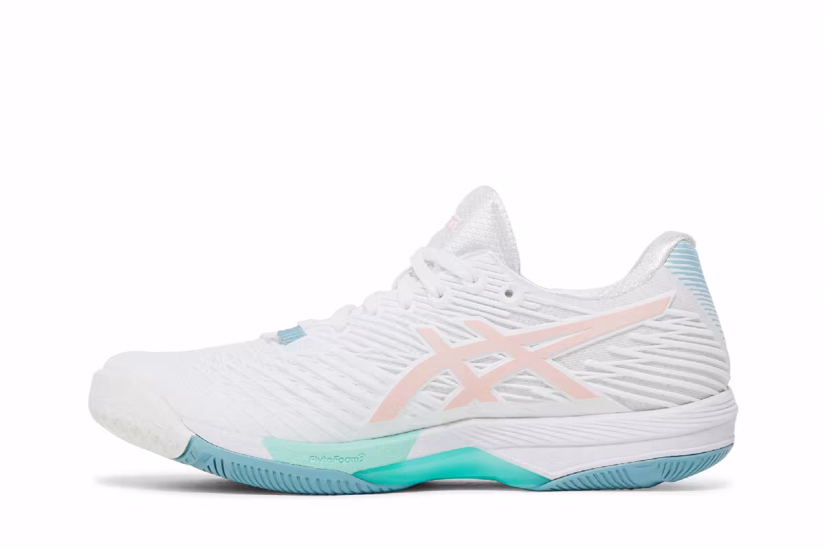 Asics Women's Solution Speed FF 2 White Frosted Rose, view 4