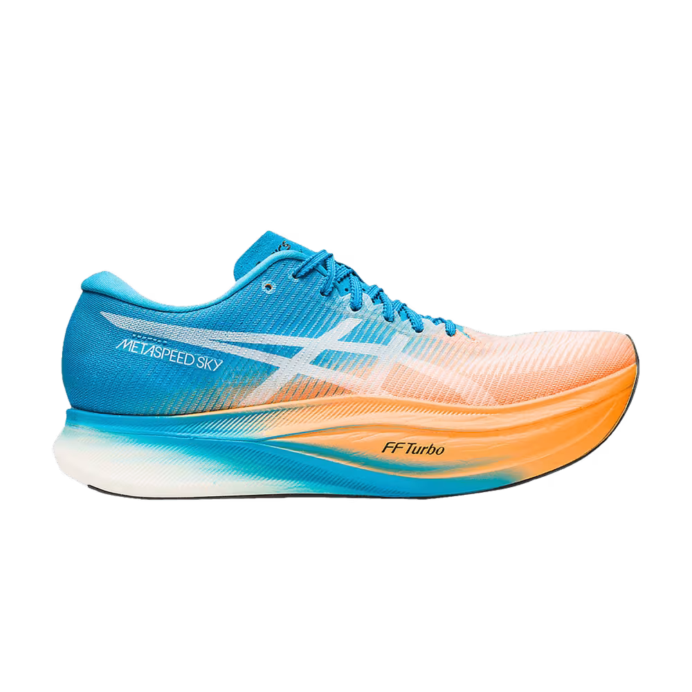 Asics Metaspeed Sky+ Orange Pop Island Blue