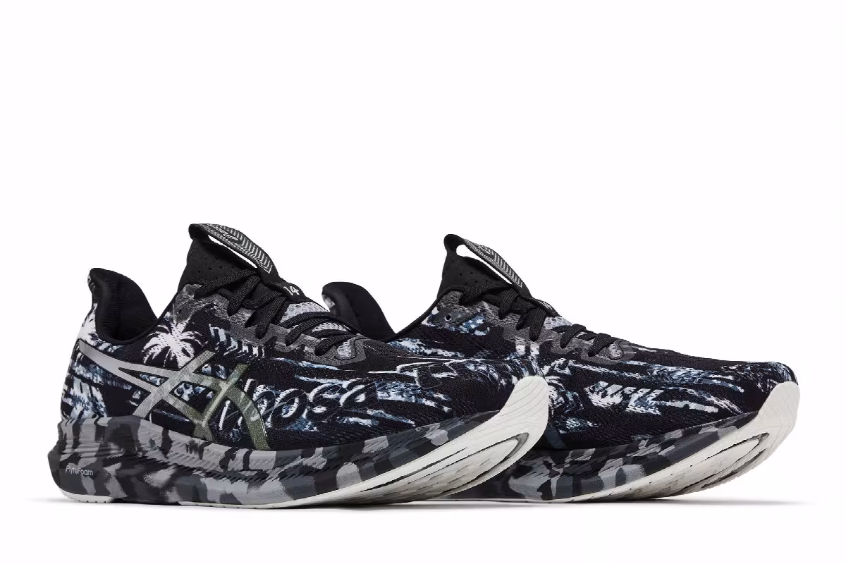 Asics Noosa Tri 14 Tropical - Black Pure Silver, view 9
