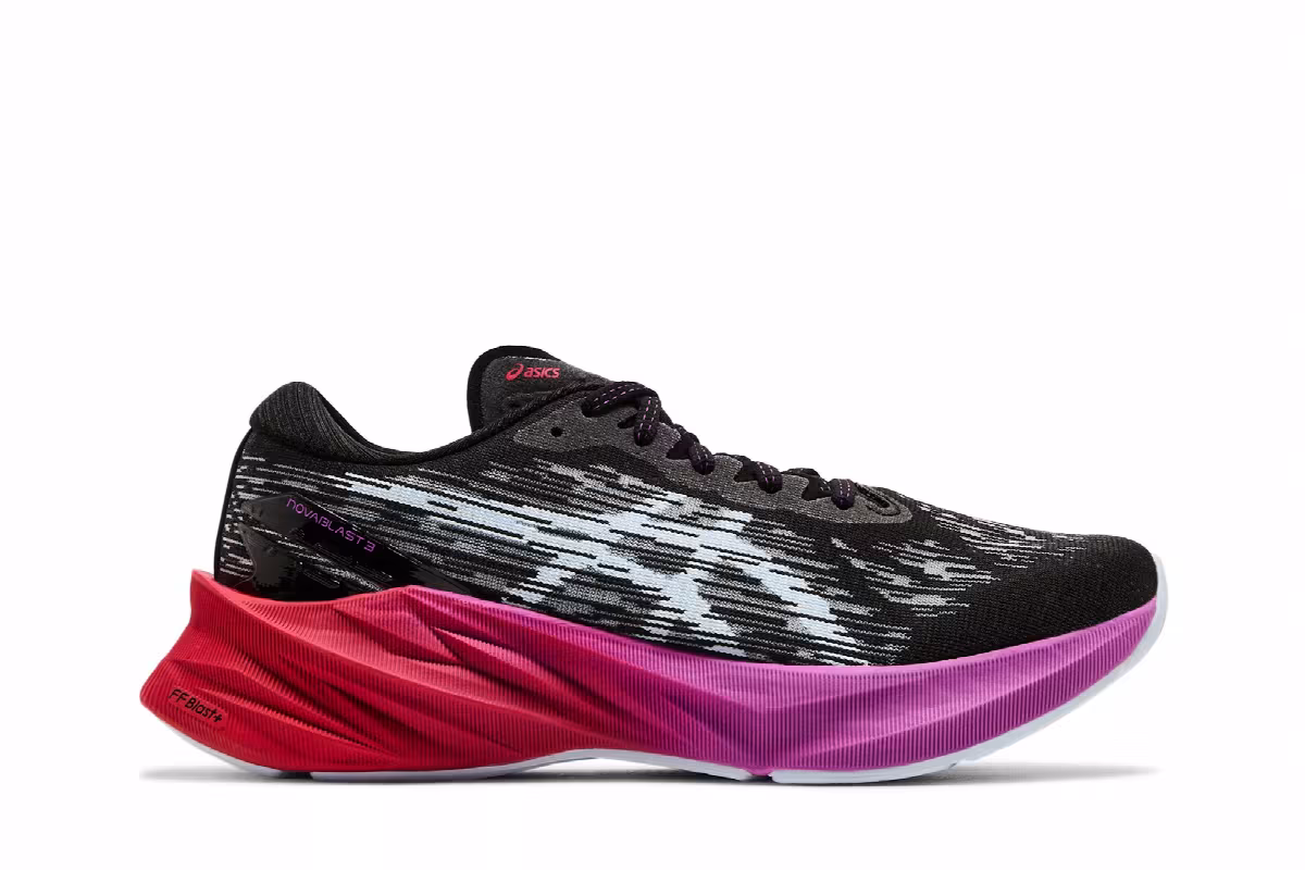 Asics Women's Novablast 3 Black Soft Sky, view 2
