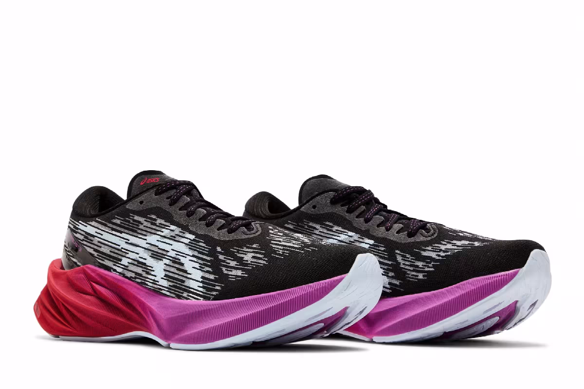 Asics Women's Novablast 3 Black Soft Sky, view 9