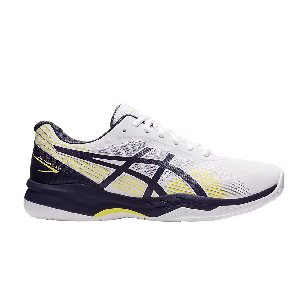 Asics Gel Game 8 White Indigo Fog