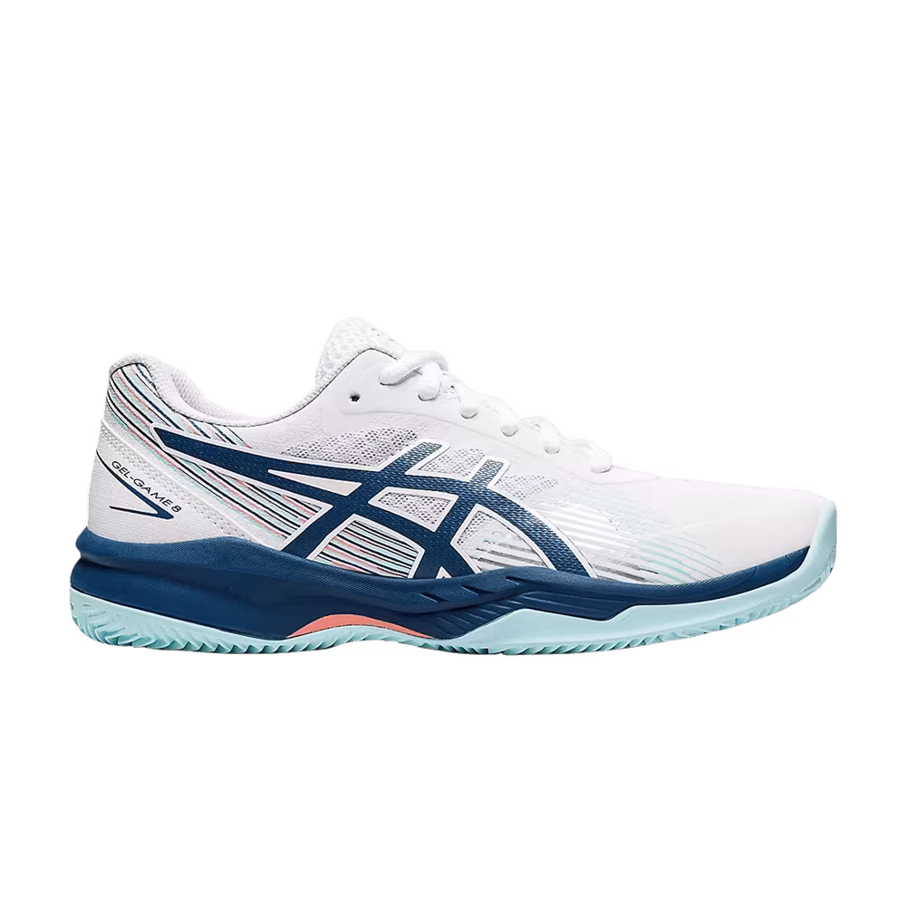 Asics Women's Gel Game 8 White Light Indigo