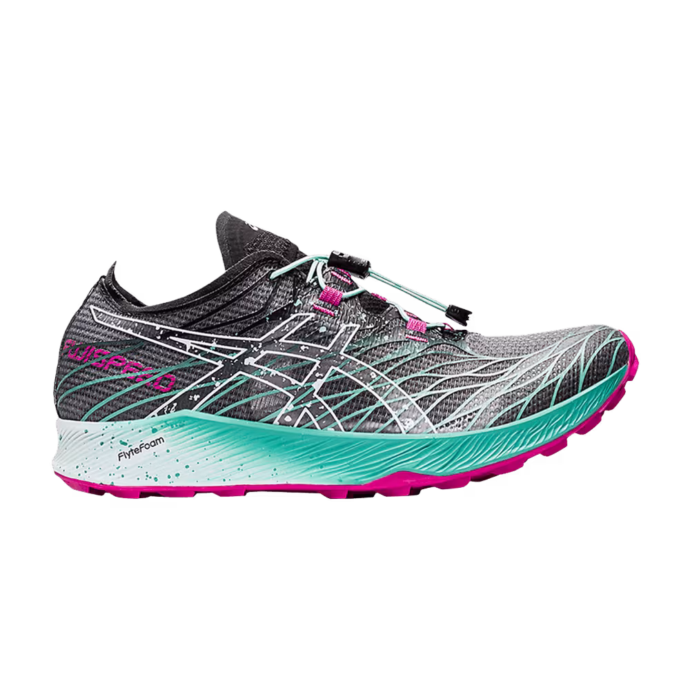 Asics Women's Fuji Speed Black Soothing Sea