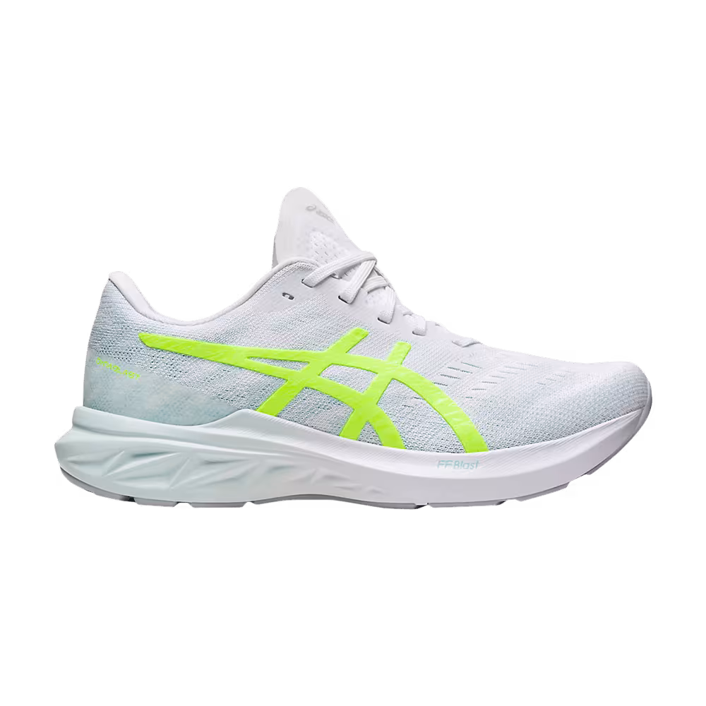 Asics Women's DynaBlast 3 White Safety Yellow