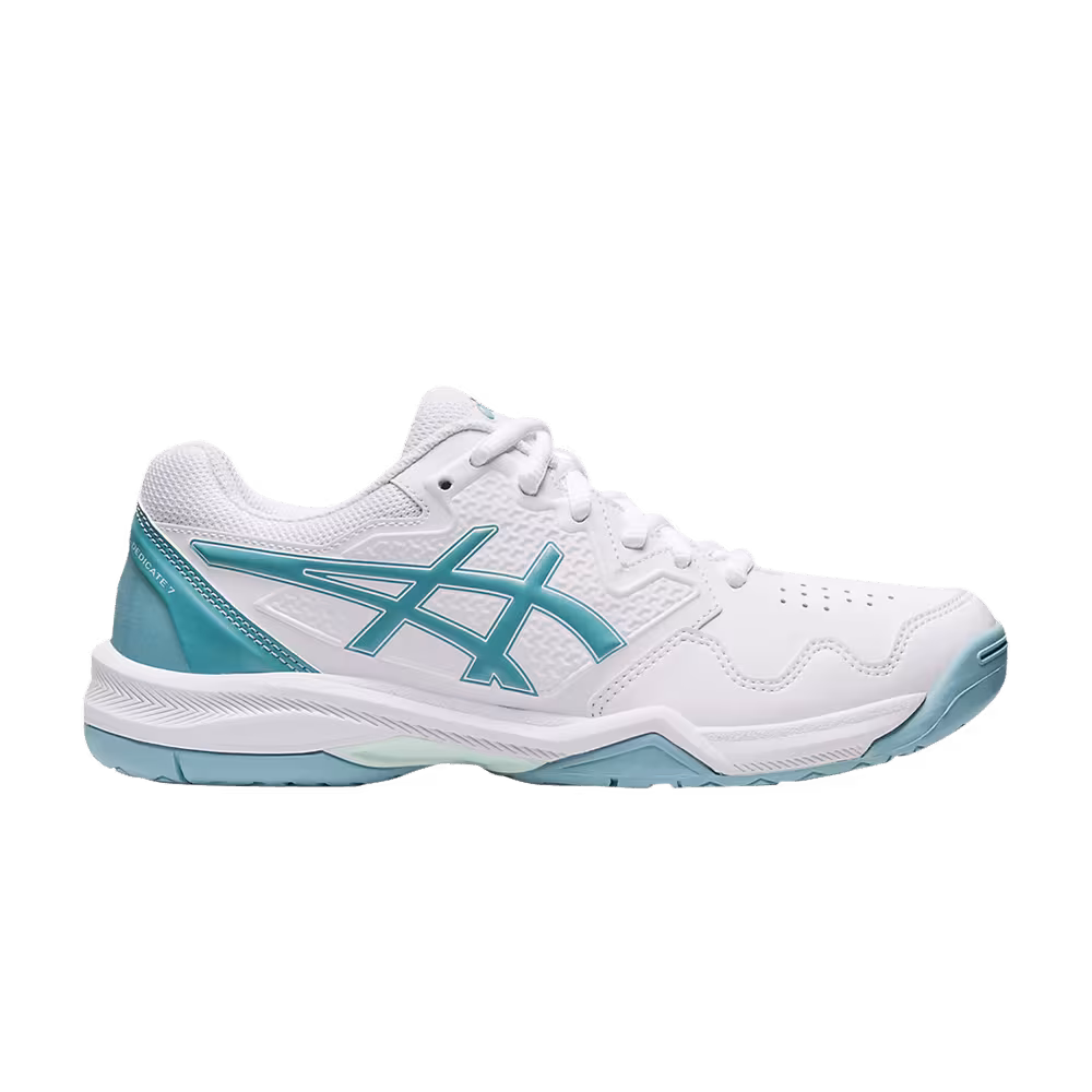 Asics Women's Gel Dedicate 7 White Smoke Blue