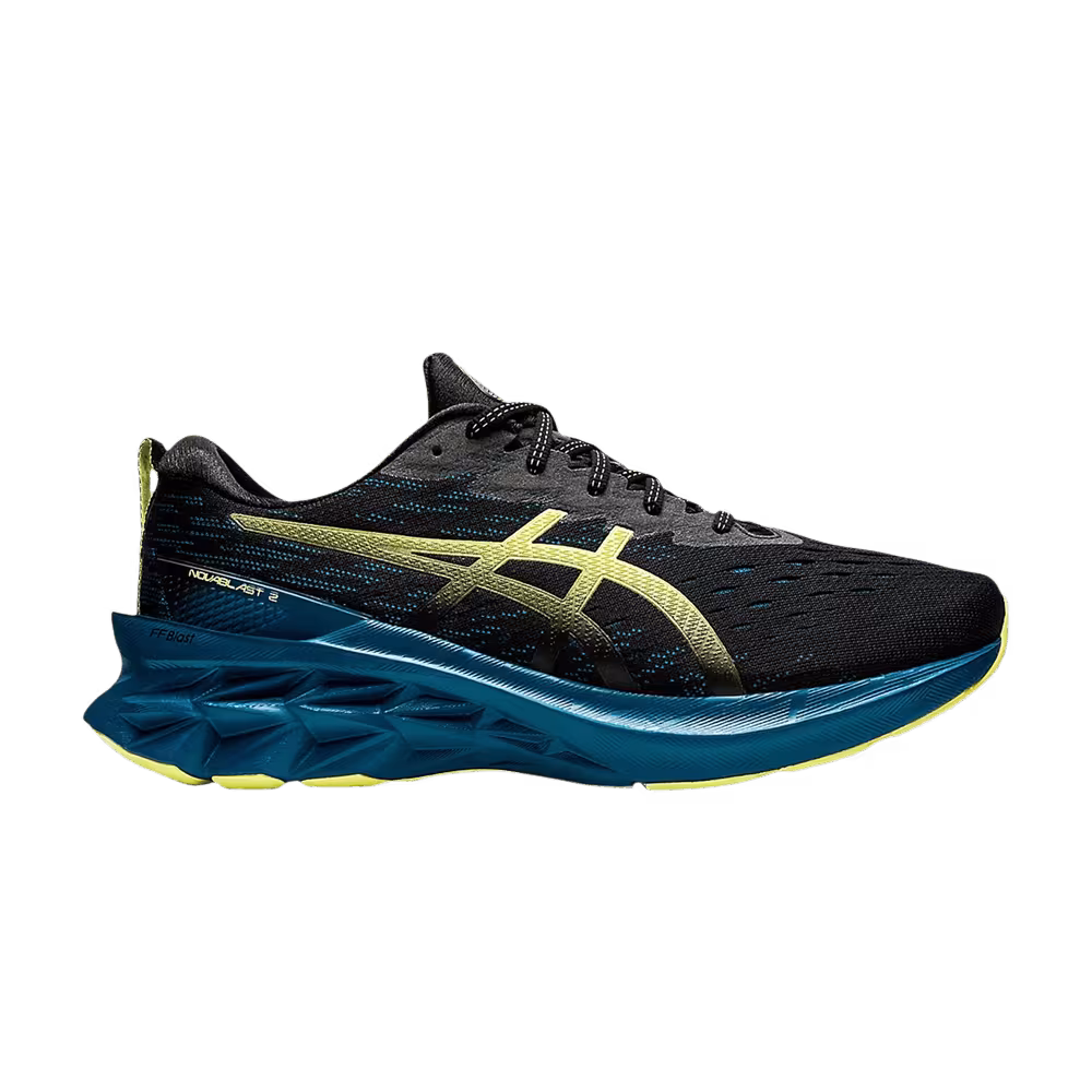 Asics Novablast 2 Black Glow Yellow