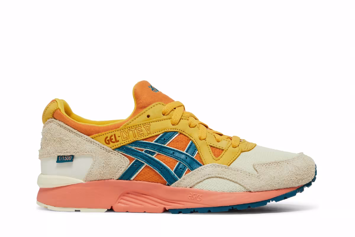 Social Status x Charolette Lab Schools x ASICS Gel Lyte 5 Eternal Summer - Transparent Yellow, view 2