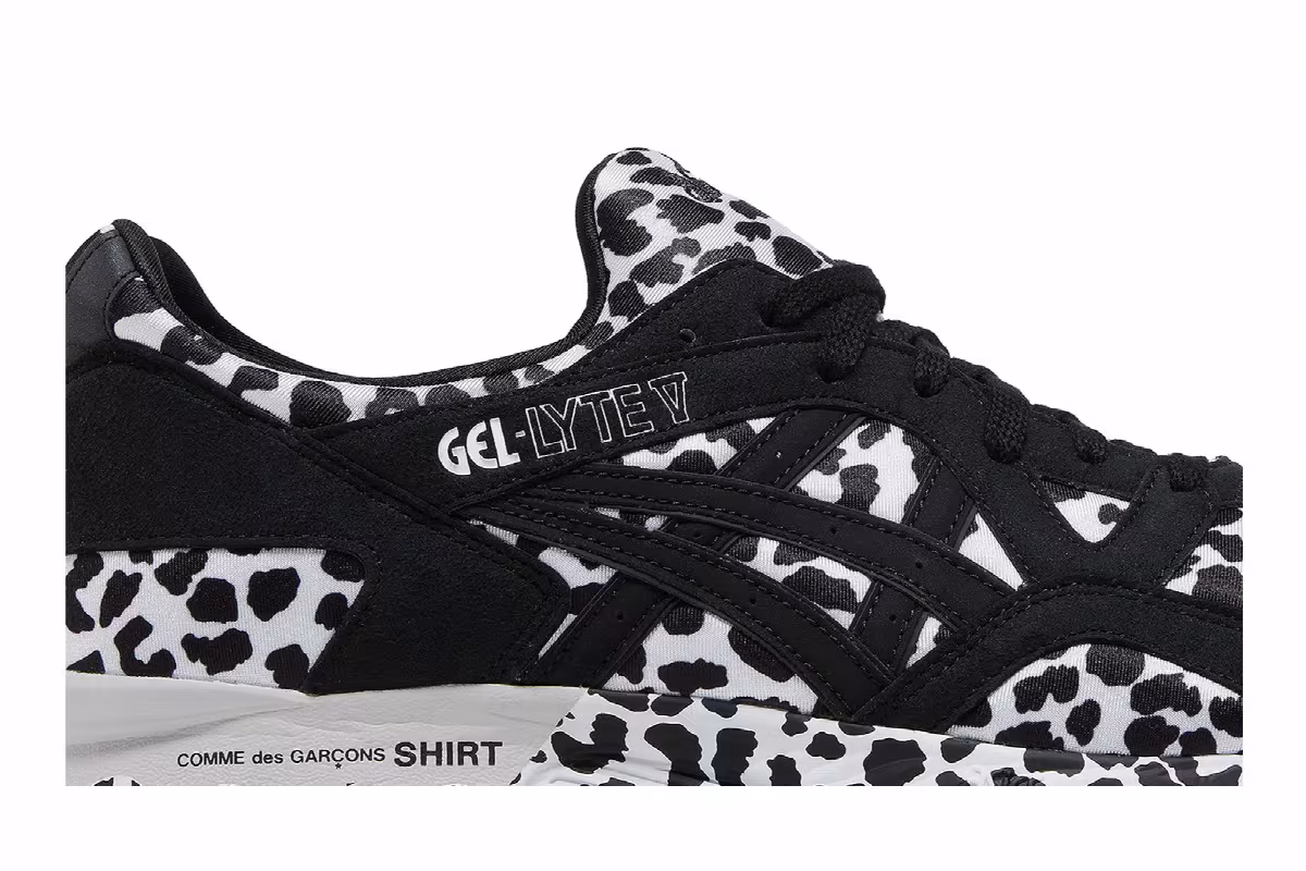 Comme des Garçons SHIRT x ASICS Gel Lyte 5 Black Leopard, view 3