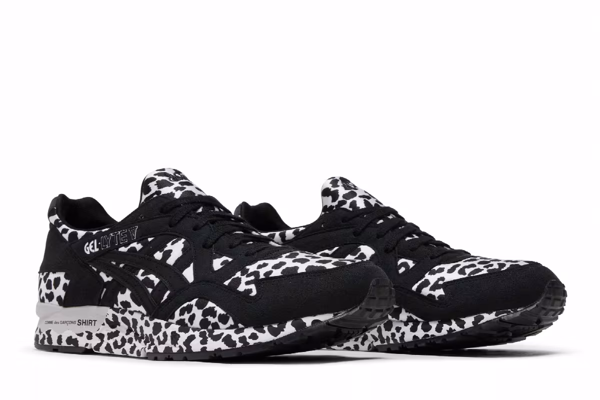 Comme des Garçons SHIRT x ASICS Gel Lyte 5 Black Leopard, view 9