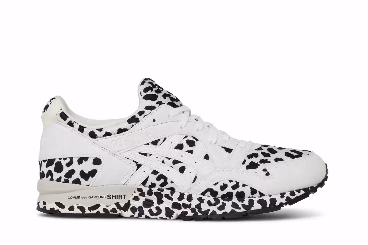 Comme des Garçons SHIRT x ASICS Gel Lyte 5 White Leopard, view 2