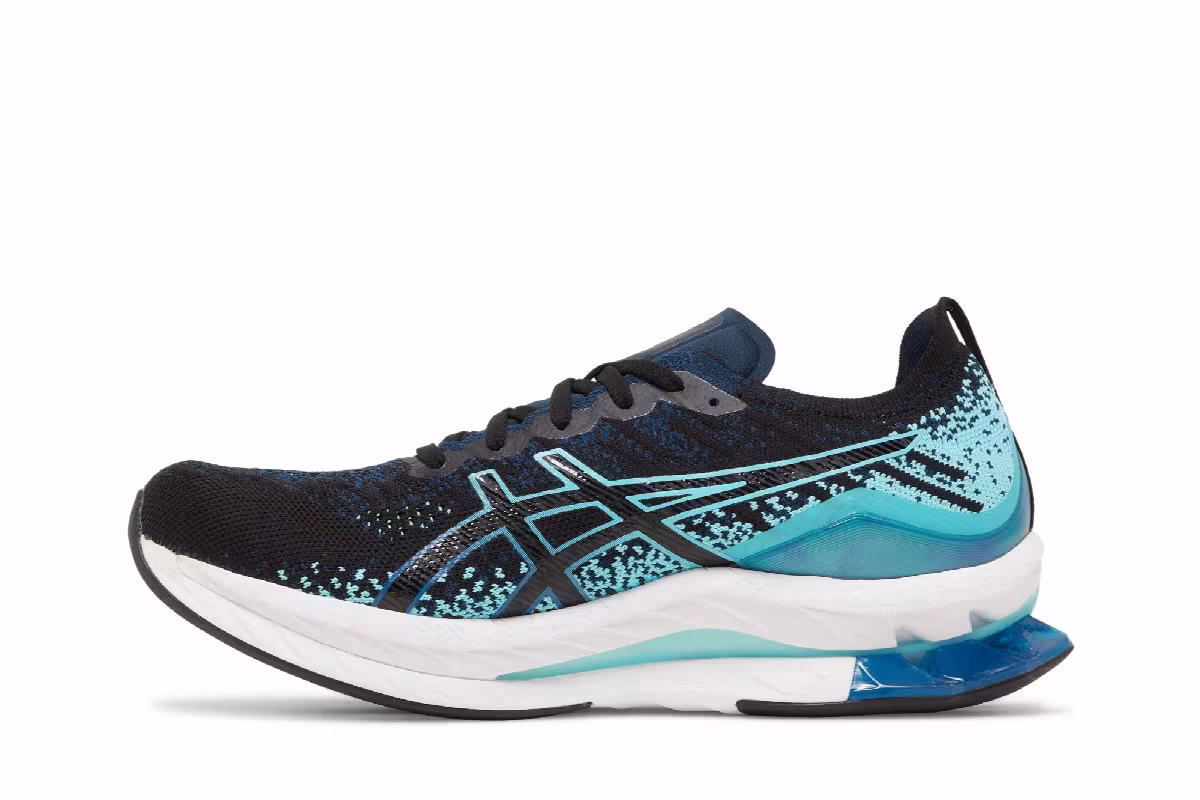 Asics Kinsei Blast Black Ice Mint, view 4