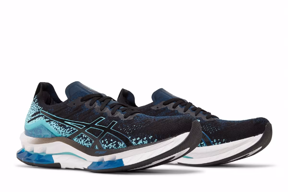 Asics Kinsei Blast Black Ice Mint, view 9
