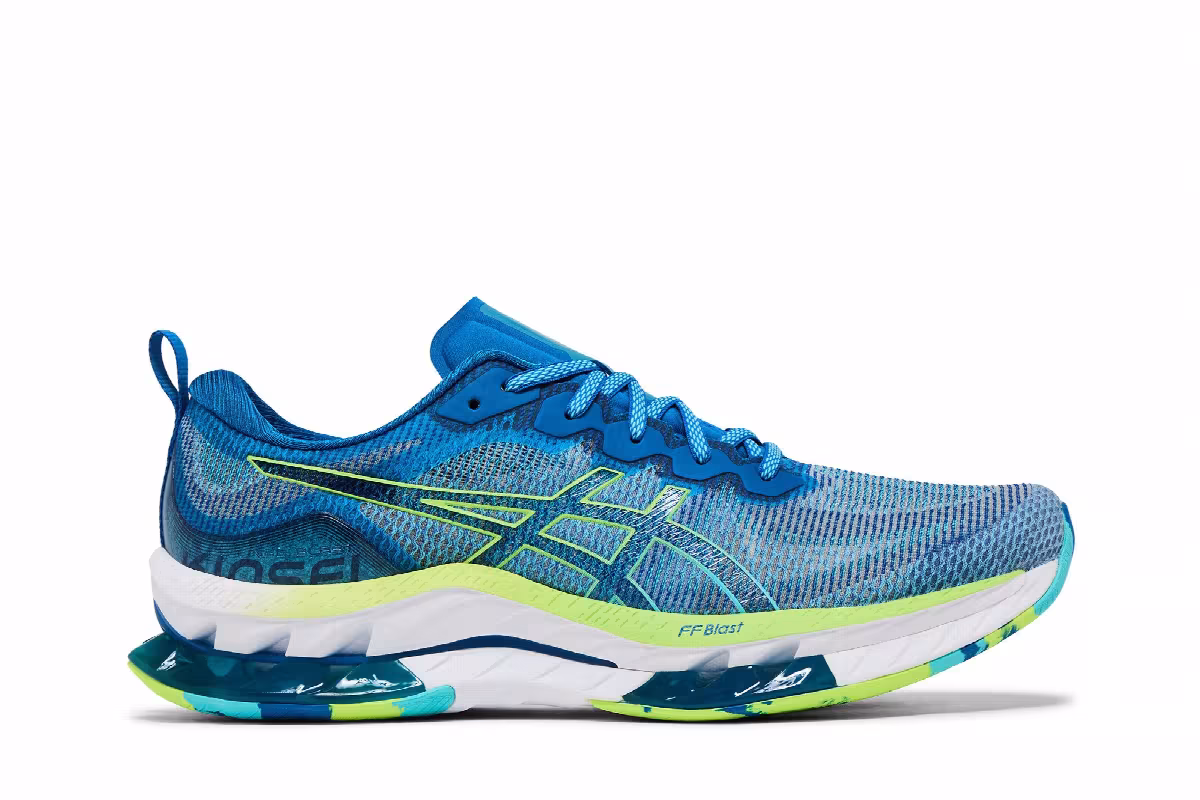 Asics Gel Kinsei Blast LE Lake Drive Hazard Green, view 2