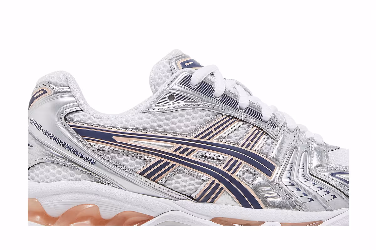 Asics Women's Gel Kayano 14 White Thunder Blue, view 3