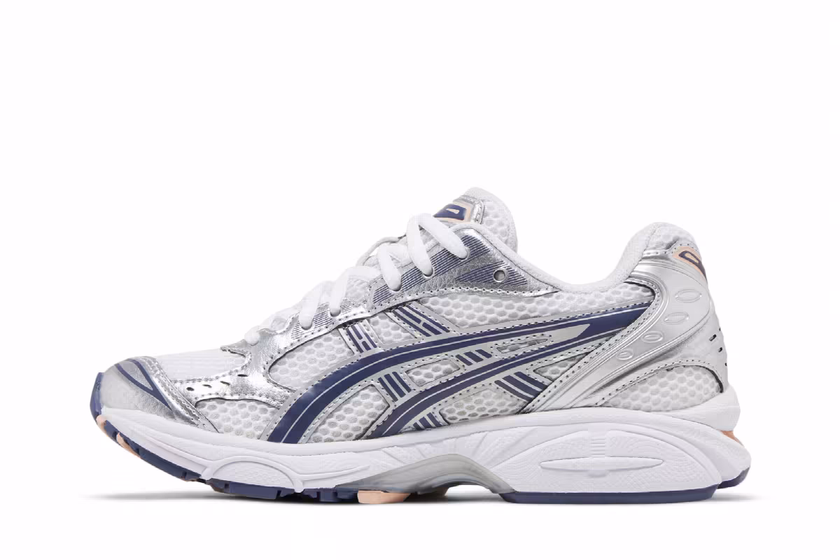 Asics Women's Gel Kayano 14 White Thunder Blue, view 4