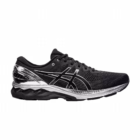 Asics Gel Kayano 27 Platinum 'Black Pure Silver'