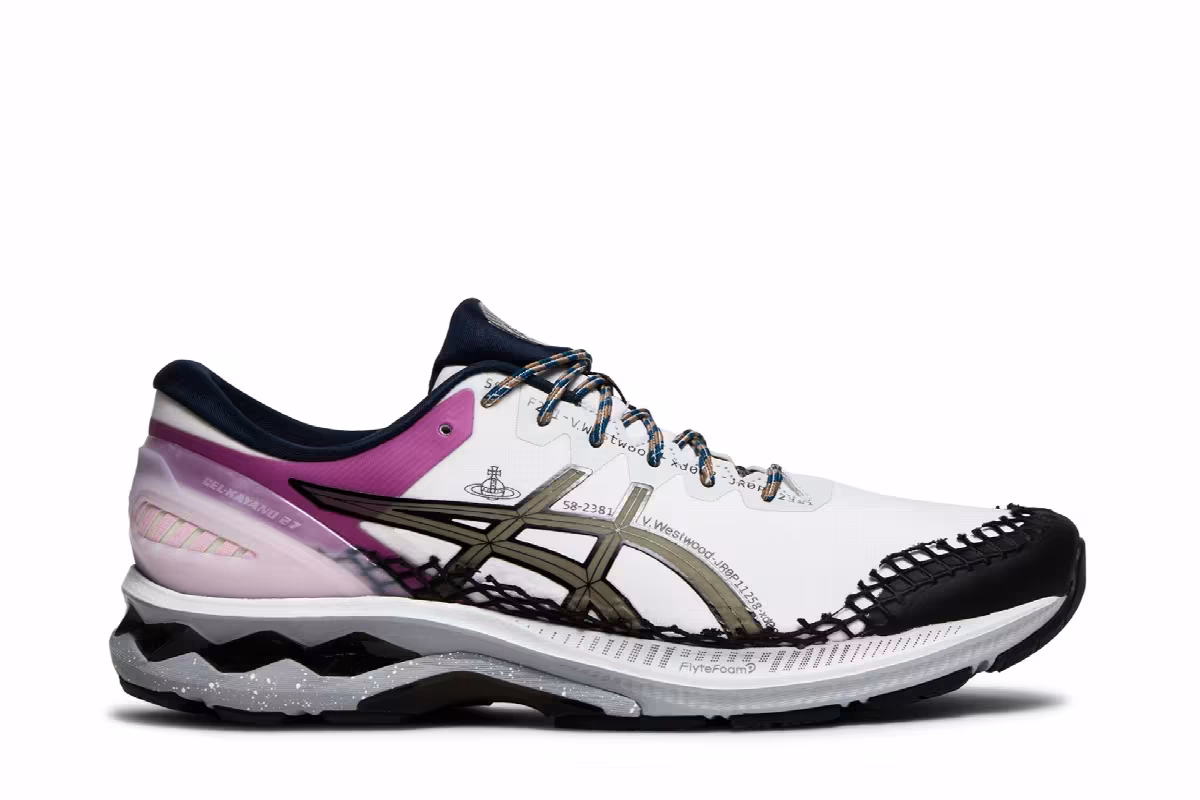 Vivienne Westwood x ASICS Gel Kayano 27 DE White Lichen Rock, view 2